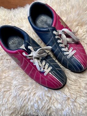 VTG Team Cobra TCR-1 Premium Leather Bowling Shoes Multi Color Retro 12